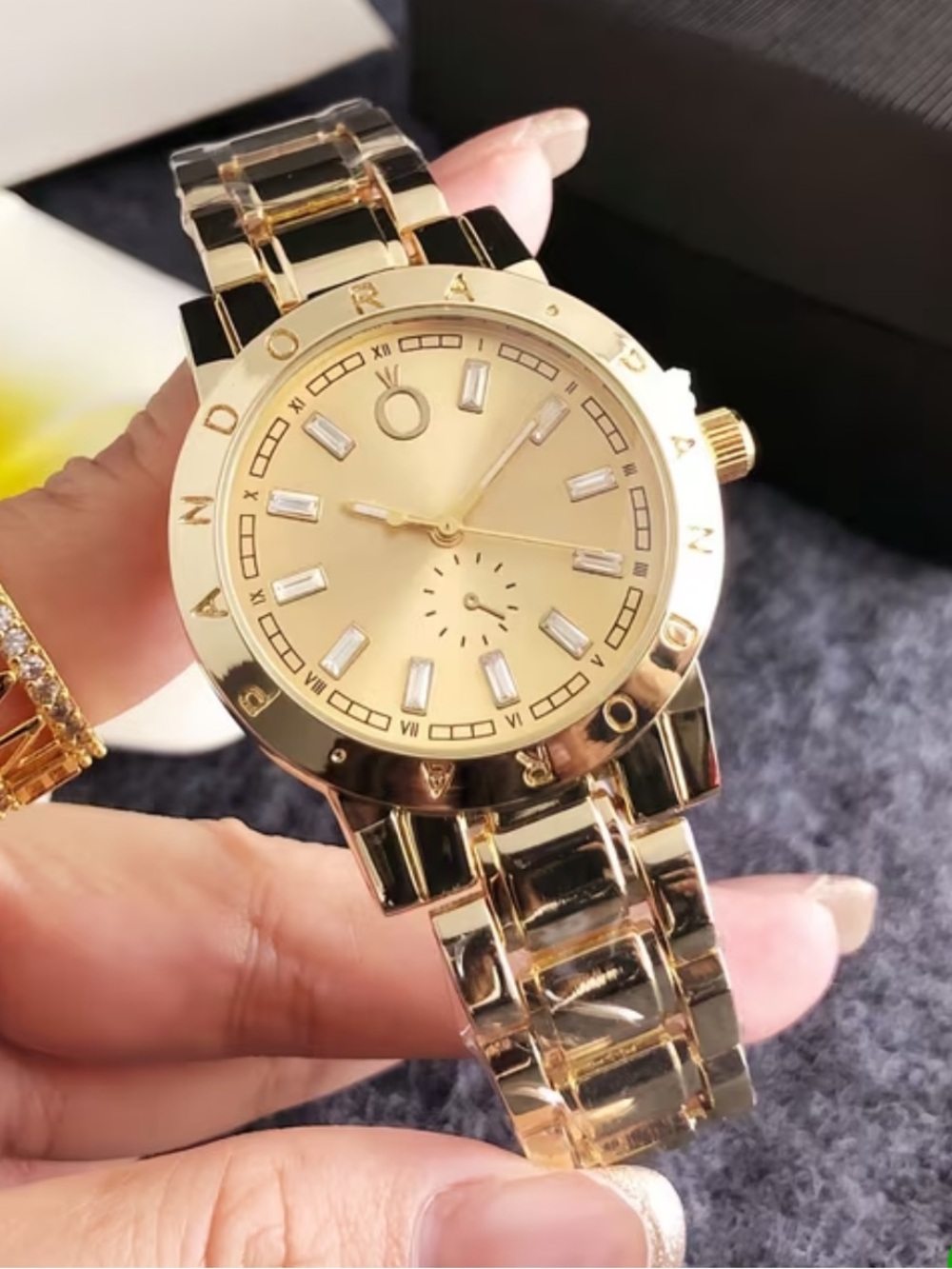 Pandora Gold-Tone Women's Bracelet Watch